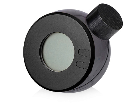 Водяные часы из бамбука Splash Hour, черный - рис 4.