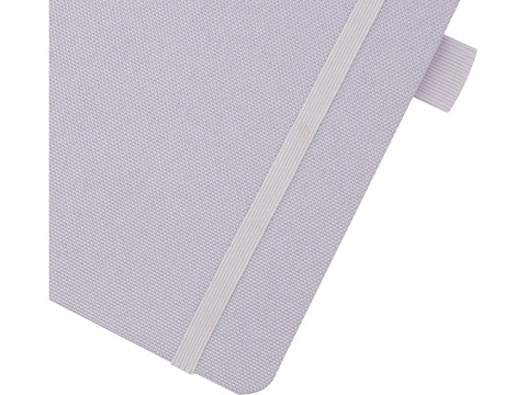 Блокнот Honua форматом A5 из переработанной бумаги с обложкой из переработанного ПЭТ, лиловый - рис 4.