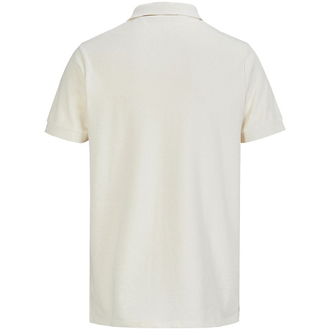 Рубашка поло унисекс Pacific, светло-бежевая (неокрашенная) - рис 3.