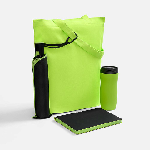 Набор Flexpen Black Walk, черный с зеленым - рис 2.