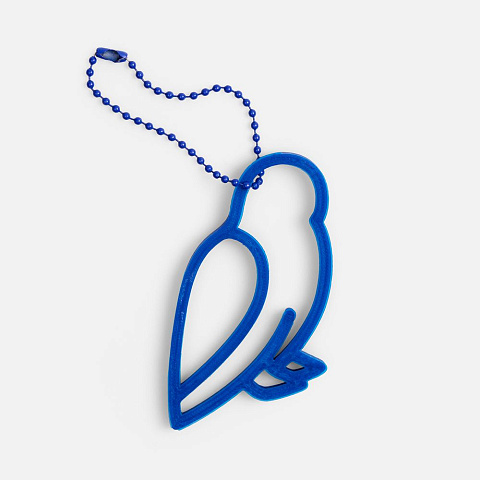 Подвеска «Сова», 3D-печать, синяя - рис 4.