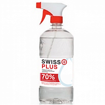 Антисептик с распылителем для рук и поверхности SWISSPLUS (1л)