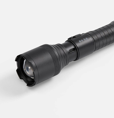 Фонарь аккумуляторный с фокусировкой луча FarSee, черный - рис 5.