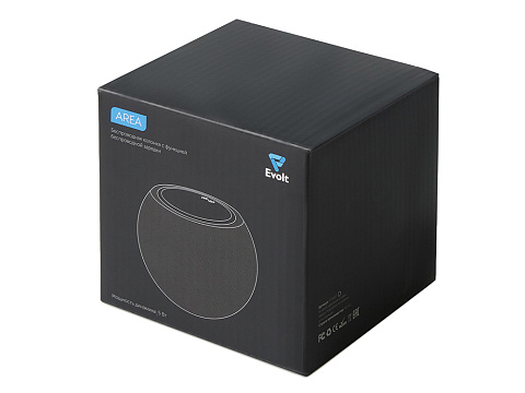 Портативная колонка с беспроводной зарядкой Ареа, 5 Вт - рис 10.