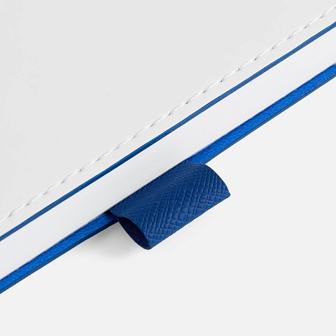 Ежедневник White Shall, недатированный, бело-синий - рис 6.