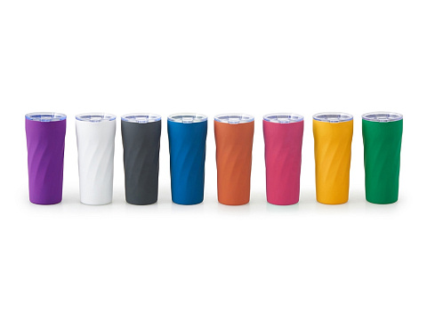 Подарочный набор FAMILY с термосом и термокружкой, синий - рис 5.