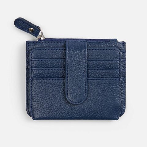 Картхолдер на молнии Unison, синий - рис 3.