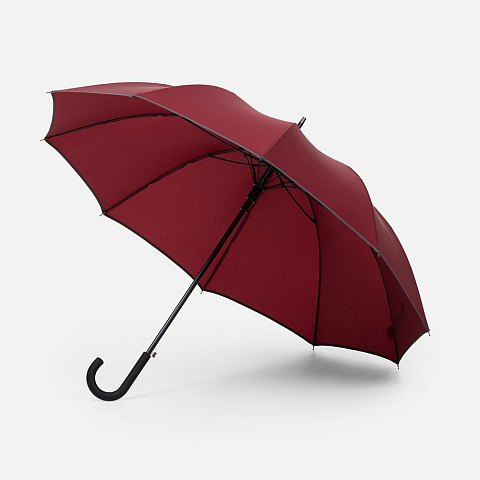 Зонт-трость Abrego, бордовый - рис 2.