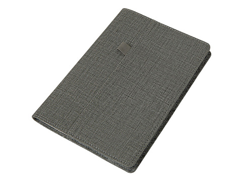 Двустороннее портфолио из рпет-фетра и искусственной кожи Felt, серый - рис 2.