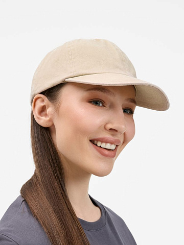 Бейсболка Berwi, бежевая - рис 9.