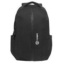 Рюкзак TORBER МЕГАПОЛИС 2.0 с отделением для ноутбука 15,6, черный, полиэстер меланж, 46 х 31 x 17