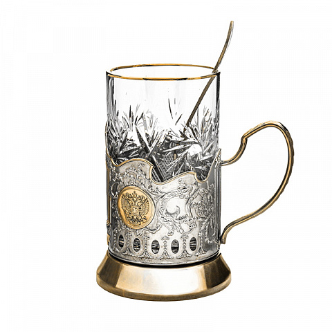 Набор с подстаканником и плакеткой Служим России - рис 4.