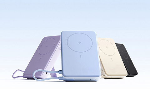 Внешний аккумулятор Xiaomi Magnetic Power Bank 10000 with Built-in Stand Beige - рис 8.