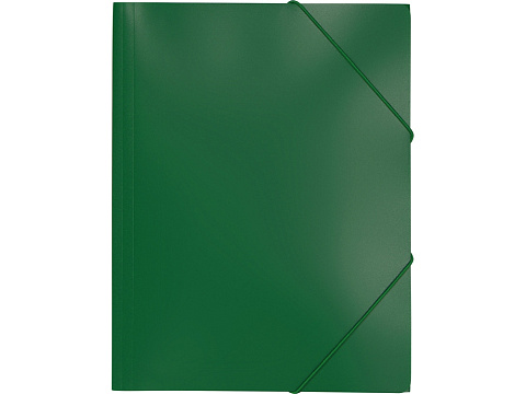 Папка формата А4 на резинке, зеленый - рис 2.