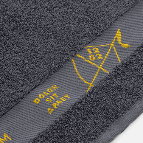 Полотенце на заказ Surpass с логотипом в бордюре, большое - рис 6.