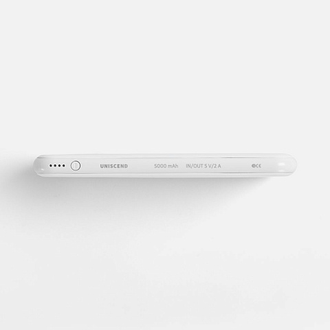 Аккумулятор Uniscend Starry с подсветкой, 5000 мАч, белый - рис 4.