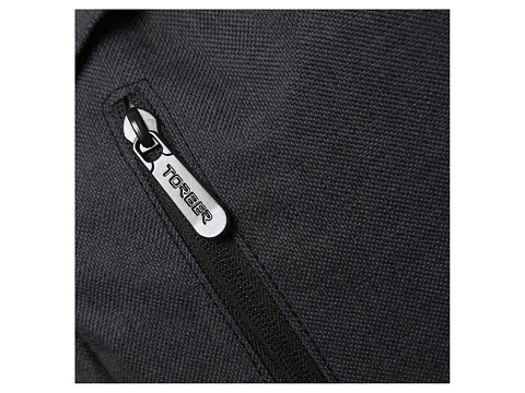 Рюкзак TORBER ГРАФФИТИ, черный, полиэстер меланж, 46 х 29 x 18 см - рис 7.