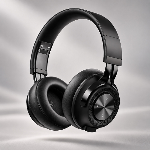 Беспроводные накладные наушники Stereo Style, BT 5.3, 400мАч, черный, Deppa