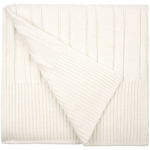 Шарф Knit Beat, белый (молочный) - рис 2.