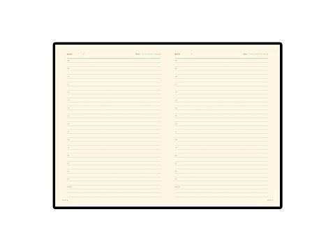 Ежедневник недатированный А5 Parliament, бордовый - рис 2.