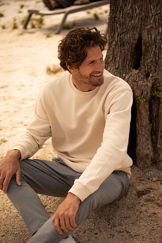 Свитшот унисекс Delta, светло-оранжевый - рис 5.