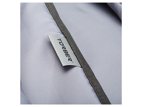 Рюкзак TORBER МЕГАПОЛИС с отделением для ноутбука 15, пурпурный, полиэстер, 46 х 32 x 13 см - рис 10.