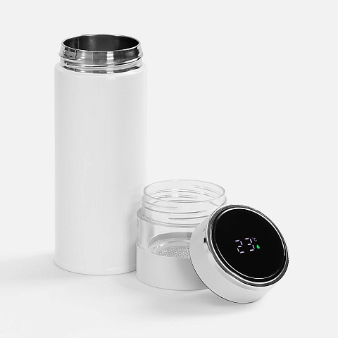 Смарт-бутылка с инфьюзером Thermory ver.2, белая - рис 4.