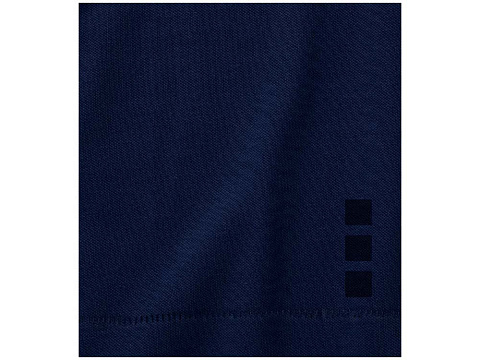 Calgary мужская футболка-поло с коротким рукавом, темно-синий - рис 5.