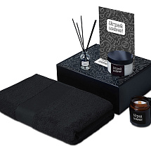 Подарочный набор Re:y. Care с полотенцем, солью для ванны и диффузором