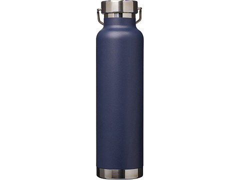 Бутылка для воды с вакуумной изоляцией Thor объемом 650 мл из переработанной нержавеющей стали, сертифицированной по стандарту RCS - Темно - синий - рис 3.