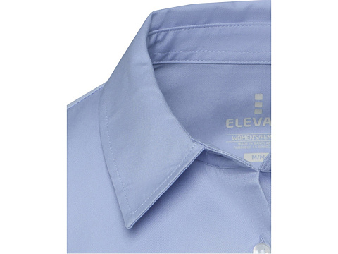 Citrine женская рубашка из твила - Голубой - рис 4.