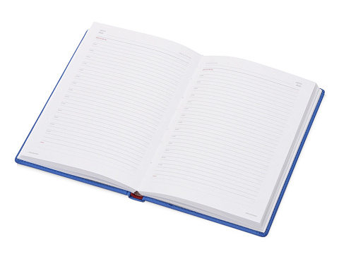 Ежедневник недатированный А5 Velvet, ярко-синий - рис 2.