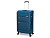 Чемодан TORBER ВИВИ, синий, полиэстер, 48 х 28 х 78 см, 89 л - миниатюра