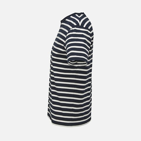 Футболка унисекс Legend, темно-синяя с молочно-белым - рис 4.