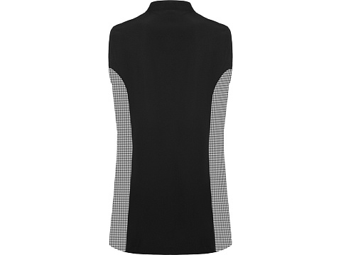 Жилет Aldany, черный/принт гусиная лапка - рис 2.