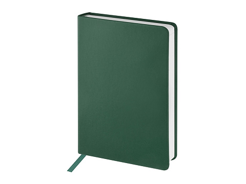 Ежедневник с каменной бумагой недатированный А5 Carrara, зеленый - рис 3.