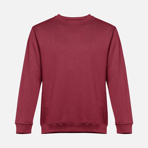Свитшот унисекс Delta, бордовый - рис 2.