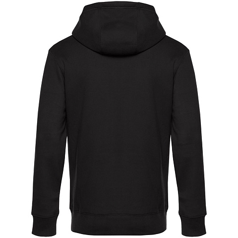 Толстовка с капюшоном унисекс King, черная - рис 3.