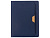 Портфолио А4 из RPET на молнии Harvey, 40 л FSC бумаги, синий - миниатюра - рис 9.