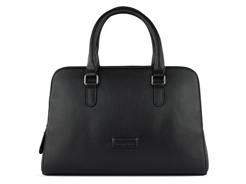 Сумка женская BUGATTI ЭЛЬЗА | ELSA, чёрная, воловья кожа/полиэстер, 32х13х22 см - рис 2.