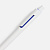 Ручка шариковая Dominanta, белая с темно-синим - миниатюра - рис 5.