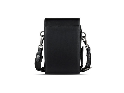 Сумка наплечная BUGATTI АЛМАТА | ALMATA, чёрная, полиуретан, 11х4х19 см - рис 6.