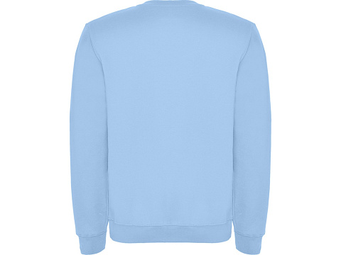 Свитшот с начесом Clasica унисекс, небесно-голубой - рис 2.