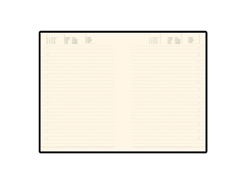 Ежедневник А5 недатированный Megapolis Soft, синий - рис 2.