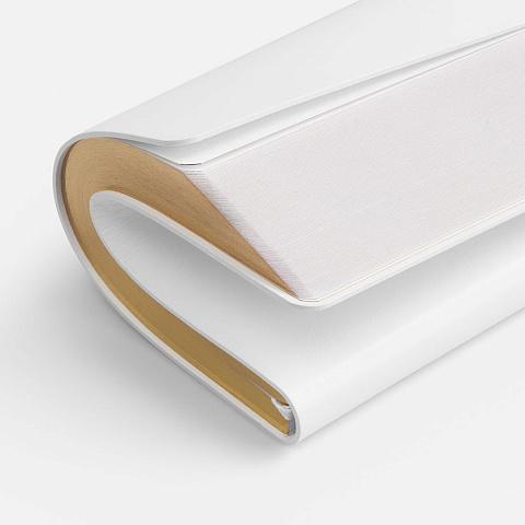 Ежедневник Nebraska Flex, недатированный, белый с золотистым - рис 8.