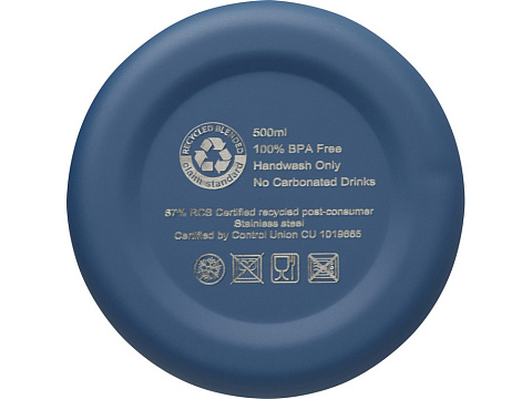 Spring медная бутылка с вакуумной изоляцией, сертифицированная согласно RCS, 500 мл - Синий - рис 5.