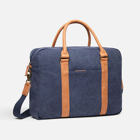 Сумка для ноутбука Bosler, синяя - рис 2.