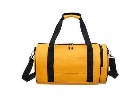 Сумка спортивная TORBER РИТМ, желтая, полиэстер 900D с PU покрытием, 45 х 25 х 25 см - рис 6.
