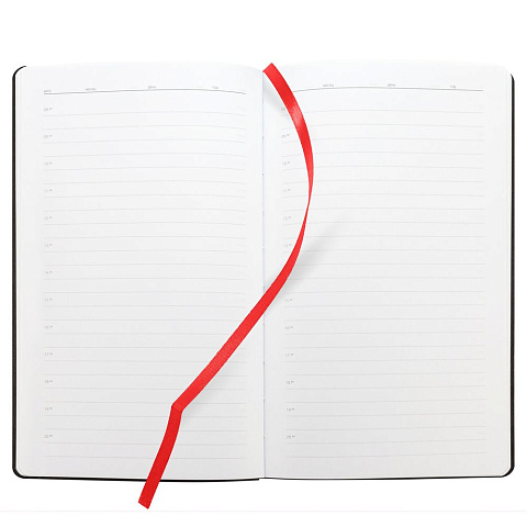 Ежедневник Knit, недатированный, красный - рис 9.