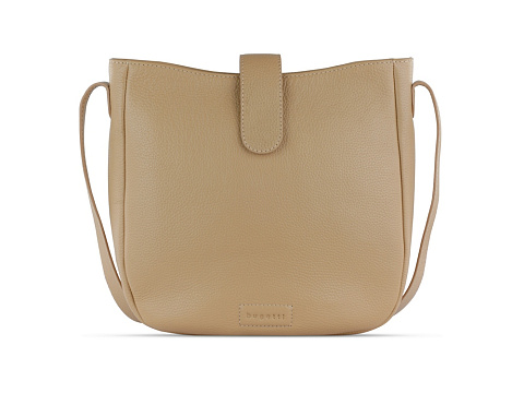 Сумка женская BUGATTI ЭЛЬЗА | ELSA, песочного цвета, воловья кожа/полиэстер, 29х8х27 см - рис 2.